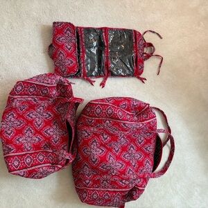 Vera Bradley 3-pc travel set